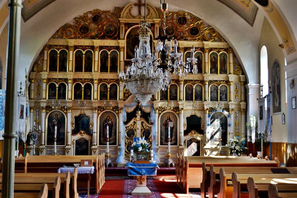 Interiér pravoslavného kostela - Svidník